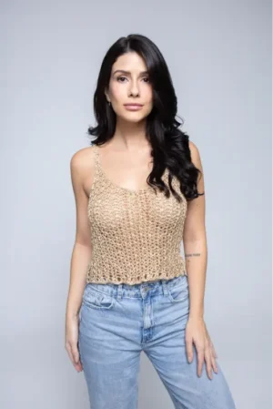 Blusa Athena Dourada
