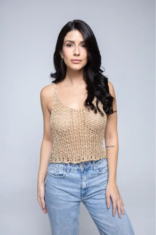 Blusa Athena Dourada