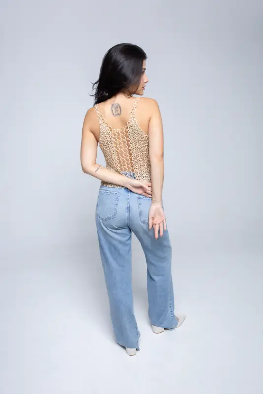 Blusa Athena Dourada