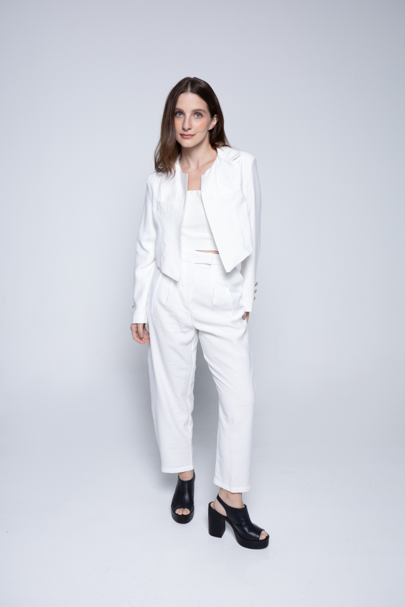 Calça Alfaiataria Essenziale Branca