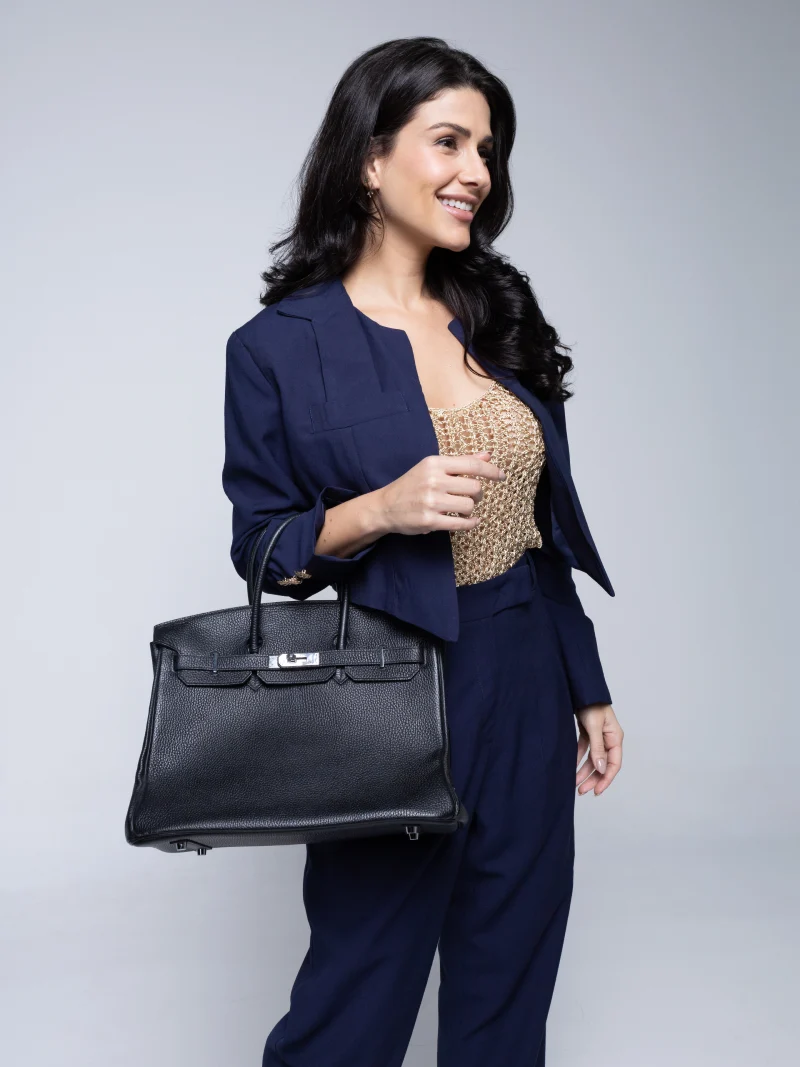 Calça Alfaiataria Essenziale Azul Marinho