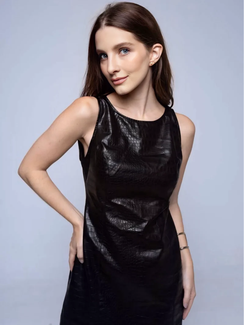 Vestido Croco Áurea